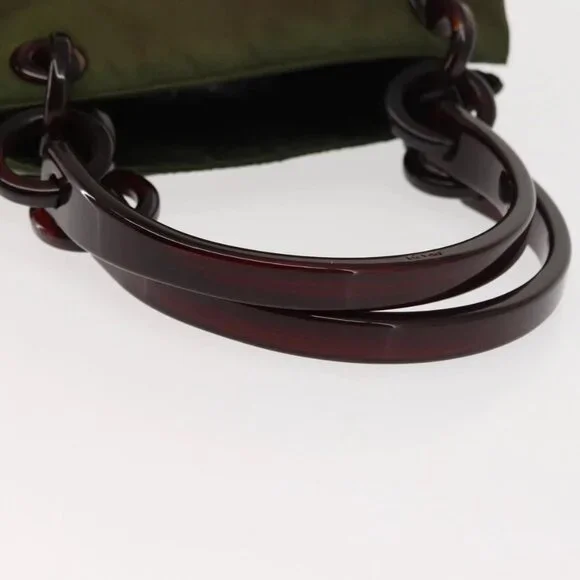 PRADA Tote Bag Nylon Khaki Auth bs30124 - Picture 8 of 16